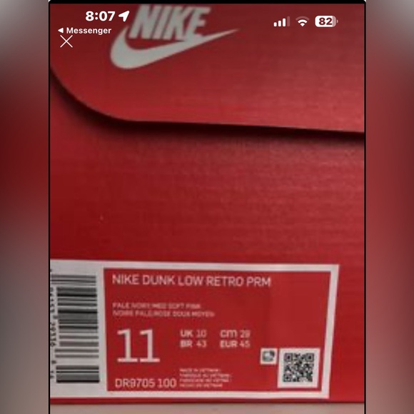 SOLD 😍😍😍Nike Air Valentines men’s size 11 BNIB - Picture 5 of 5